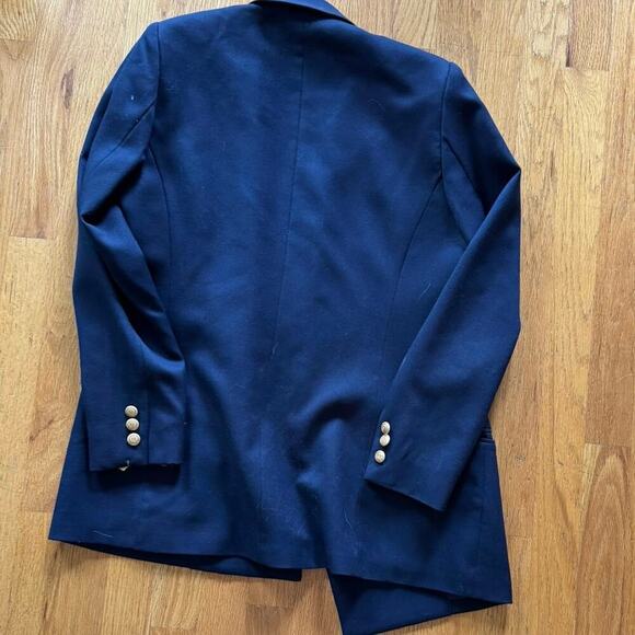 Pendleton Vintage Wool Navy Double Breasted Blazer Women’s 6‎ - Picture 2 of 2